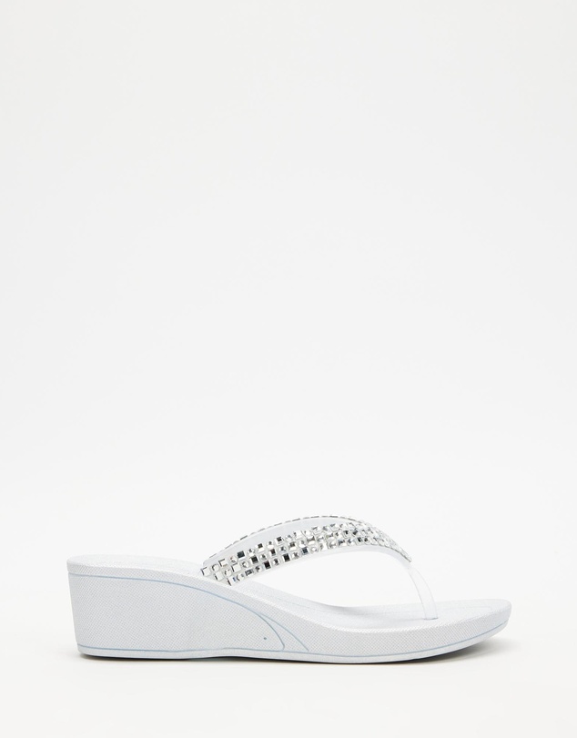 Holster - Hope Wedge Sandals - Clear - Women's
