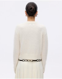 Revibe - Repaired Minima Esenciales Halen Alpaca Wool Blend Cardigan - AU 6
