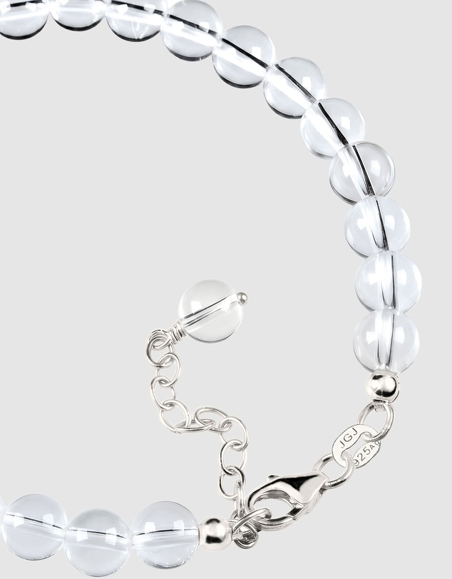 Elli Jewelry - Rock Crystal Bead Bracelet