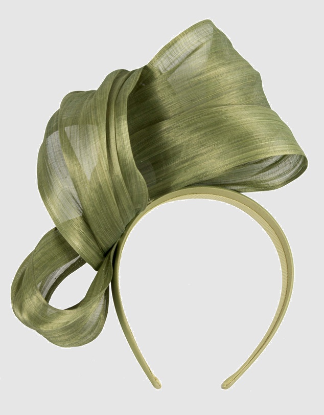 Fillies Collection - Bespoke Olive Bow Racing Fascinator
