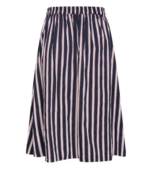 City Chic - Holiday Sarina Stripe Cotton Skirt