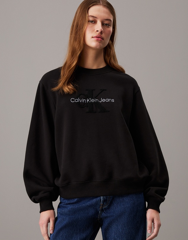 Calvin Klein Jeans - Relaxed Chenille Monogram Sweatshirt