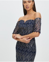Romance by Honey and Beau - Lolita Off The Shoulder Dress