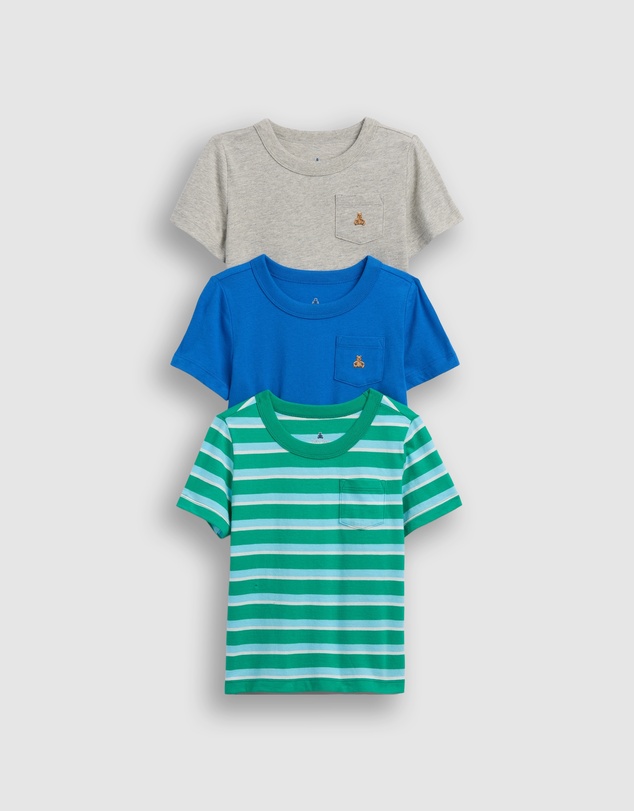 GAP - 3-Pack BF SS Pocket Tee - Babies-Kids