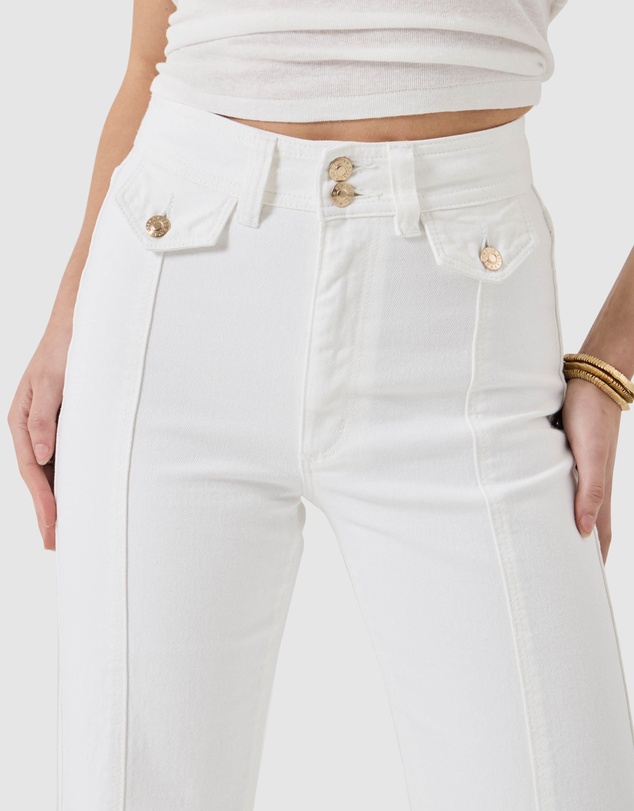 Rolla's - Eastcoast Flare Jean - Celeste White Gold