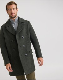 Oxford - Mason Herringbone Wool Coat