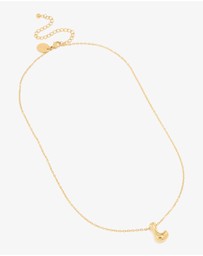 Lovisa - Waterproof Gold Plated Stainless Steel Large Bubble Letter L Necklace