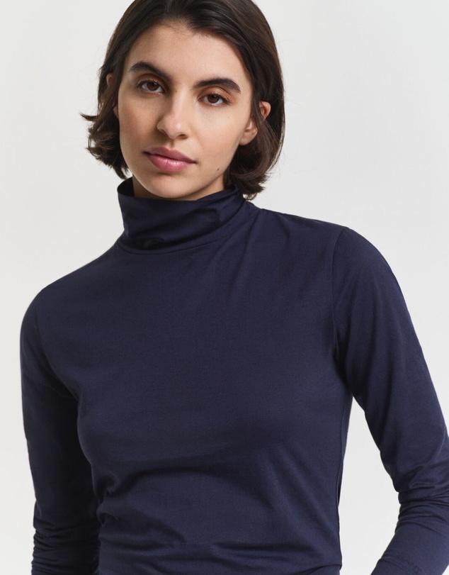 Gant - Lightweight Cotton Turtleneck Top