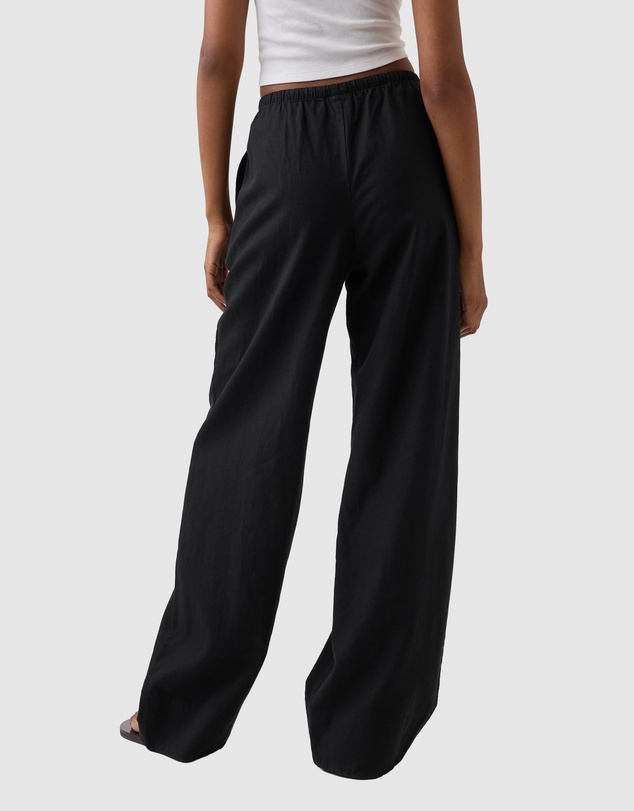 GAP - Linen Drawstring Wide Leg Pants