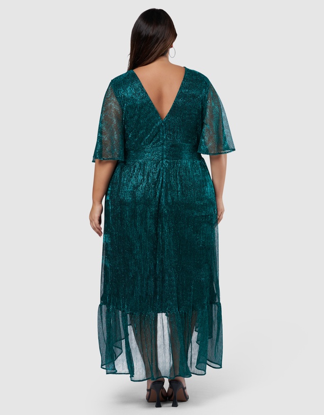 Pink Dusk by Curve Project - Tease Me Maxi Dress