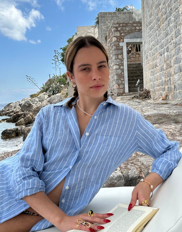 CAMIXA - IRIS Stripes Linen Shirt