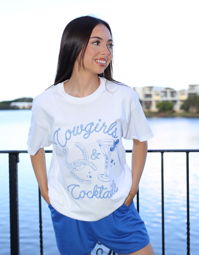 Vacancy Co - Cowgirls & Cocktails Tee