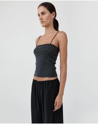 St. Agni - Organic Cotton Square Neck Camisole