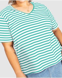 Love Your Wardrobe - Cassie Stripe Tee