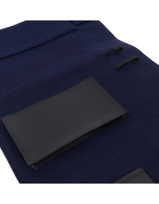 Pre-Loved by Azura Reborn - Pre-Loved dior Textured Document Holder with Adjustable Straps Accessory for Professionals and Students