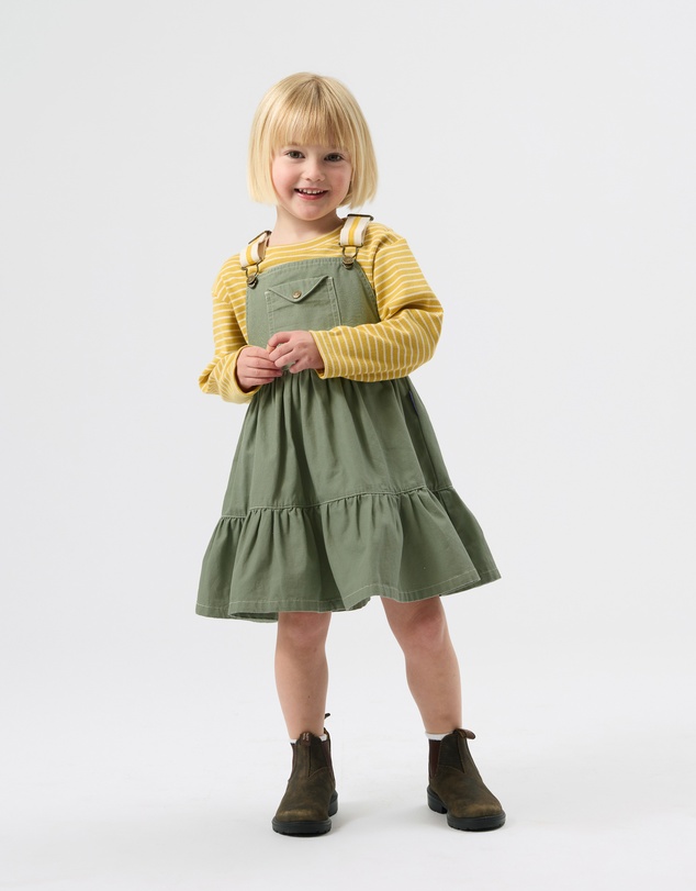 Goldie + Ace - Carpenter Utility Pinafore Dress - Babies-Kids