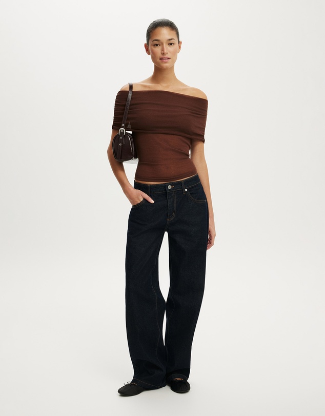 Cotton On - Sheer Off Shoulder Knit