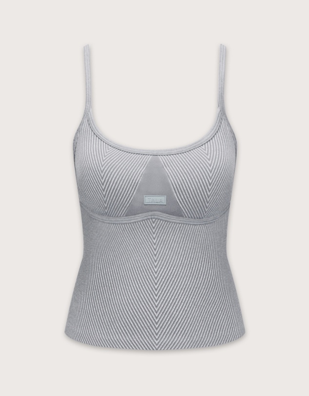 TALA - Sculpt Seamless Contrast Rib Top