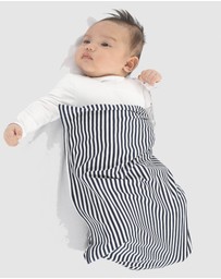 Angel Maternity - 3 Piece Hospital Pack - Nursing Dress + Lace Robe + Baby Wrap Set