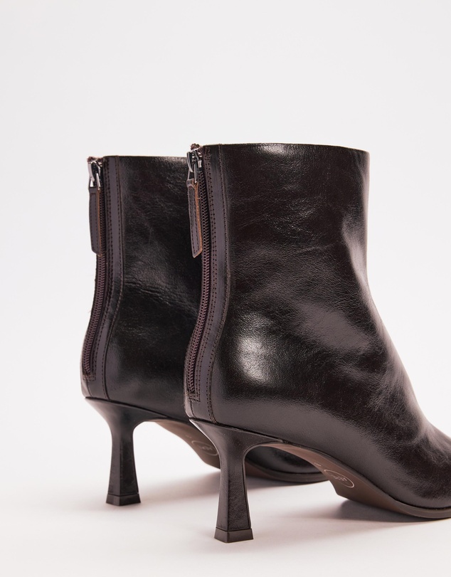 AERE - Karina Leather Ankle Boots