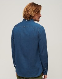 Superdry - Organic Cotton Long Sleeve Denim Shirt