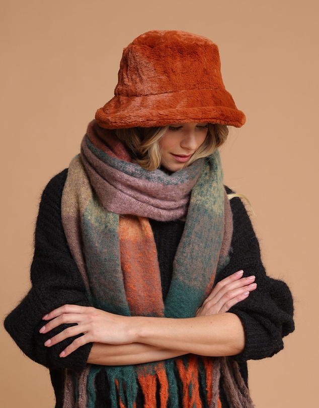 Morgan & Taylor - Carla Faux Fur Bucket Hat