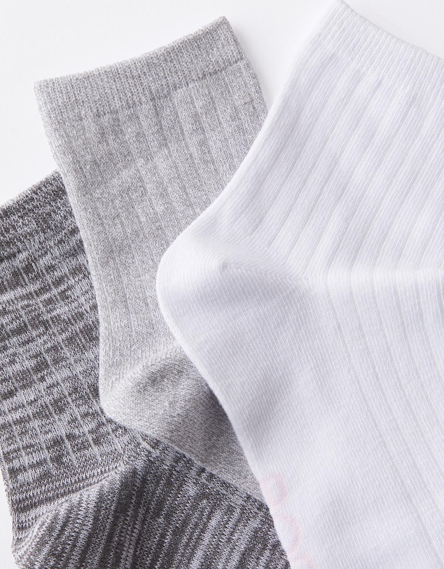 Cotton On Body Active - Body Mid Crew Socks 3Pk