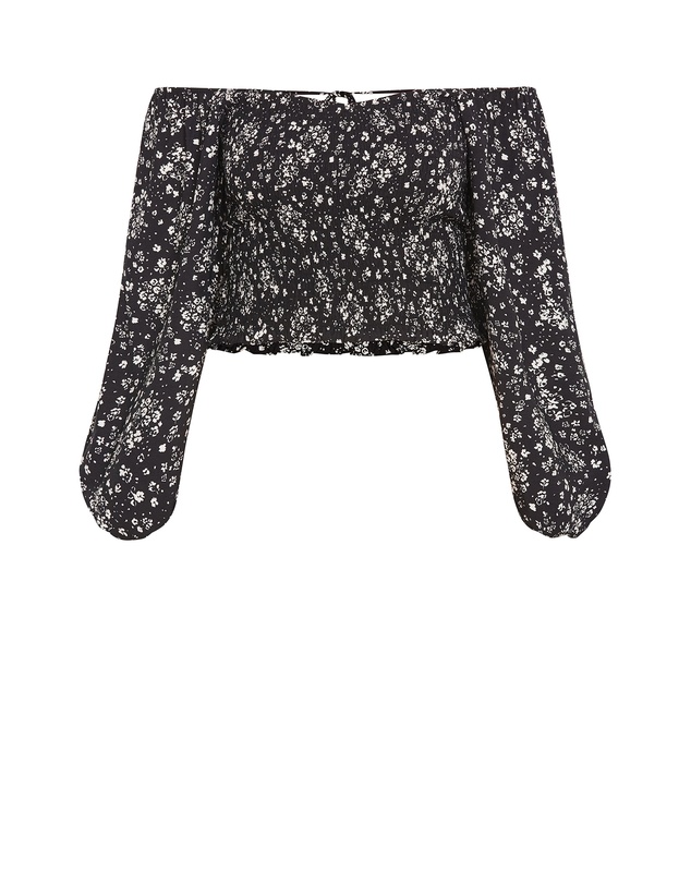 City Chic - Abbie Floral Print Top
