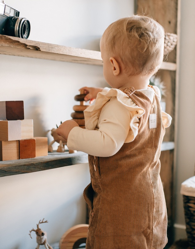 WITH LOVE FOR KIDS - Hazel Cord Pinafore Dress - Babies - Kids