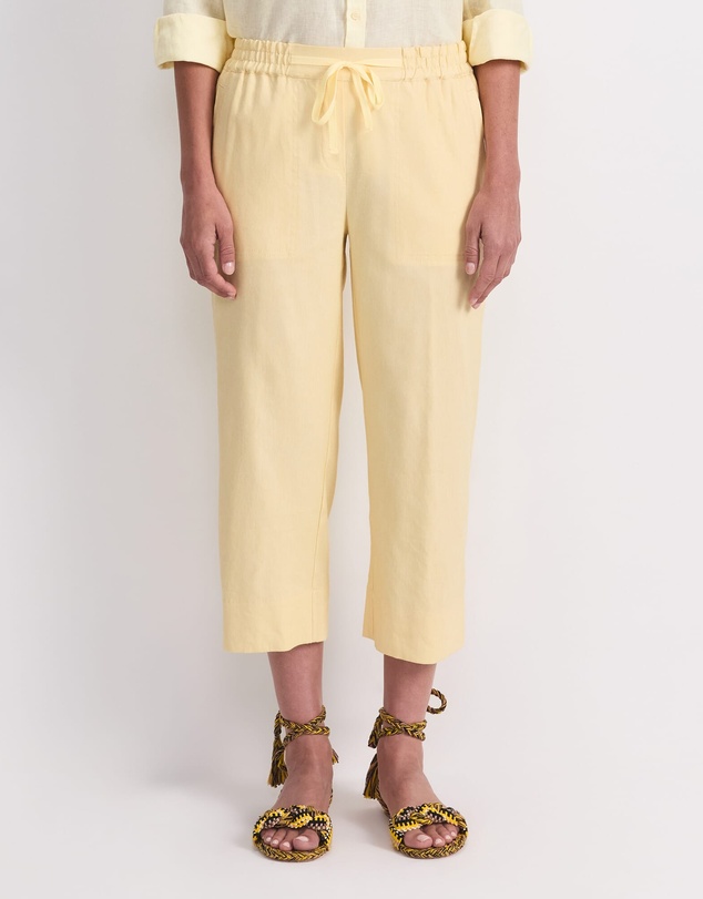Sportscraft - Rosa Crop Linen Pant