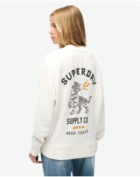 Superdry - Workwear Graphic Loose Crew