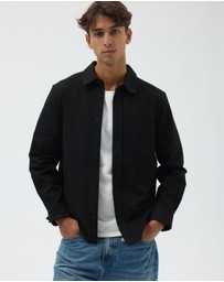 AERE - Brushed Cotton Overshirt