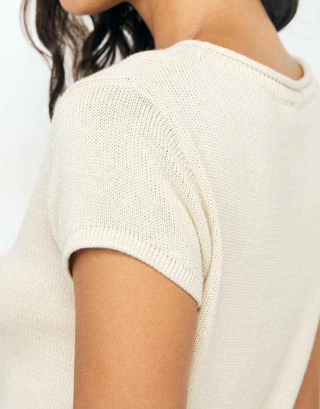 AERE - Lee Organic Cotton Knit Top