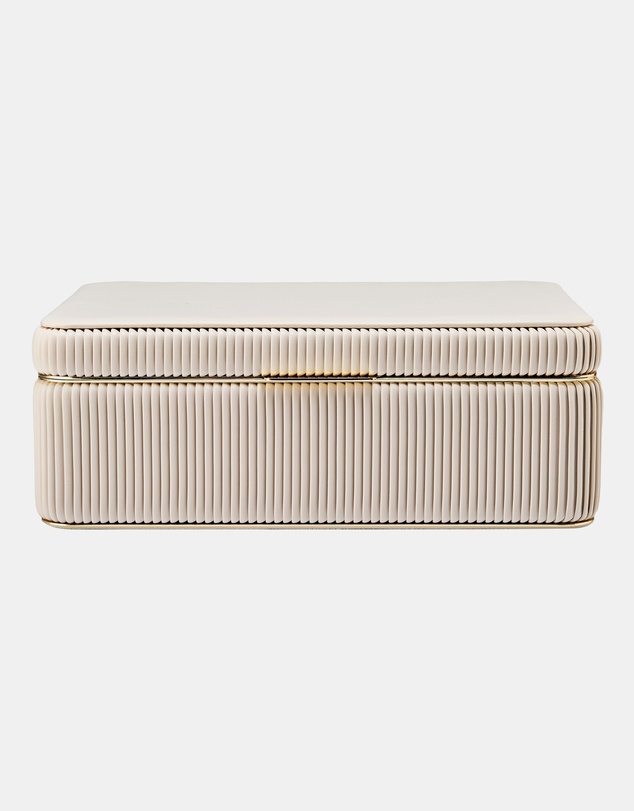 Wolf - Wolf Bella Large Jewellery Box Bone