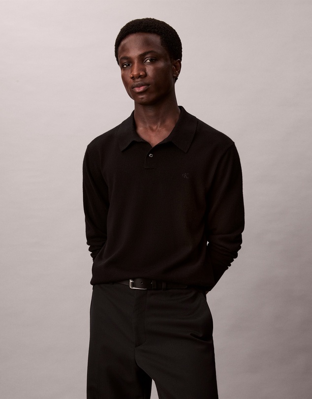 Calvin Klein - Merino Polo Jumper