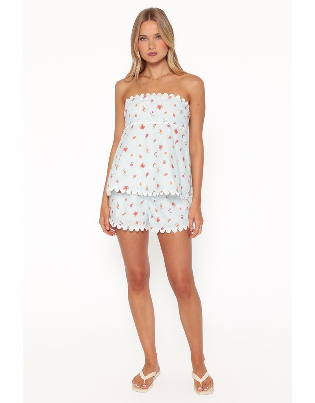 Petal & Pup - Kyle Two Piece Set - Blue Garden Stripe