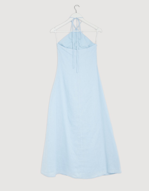 Revibe - Repaired AERE Tiera Halter Maxi Dress - AU 12