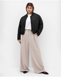 City Chic - Plus size Leah Puffer Jacket - black