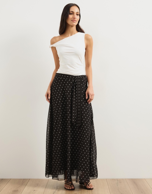 Atmos&Here - Rumi Polka Dot Maxi Skirt