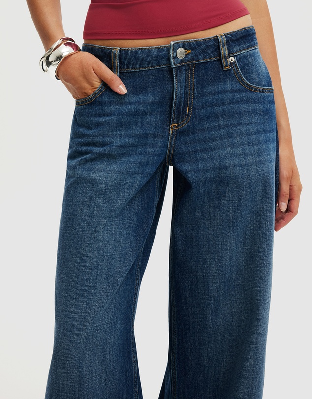 Cotton On - Low Rise Wide Jeans