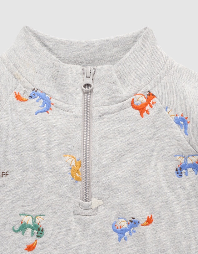 Purebaby - Dragon Embroidered Windcheater -Kids-Babies