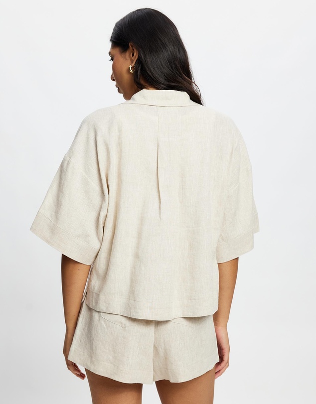 White By FTL - Bay Linen Shirt