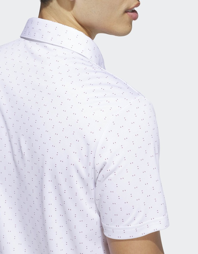 adidas Performance - PERFORMANCE TEXTURED PRINT POLO SHIRT Mens