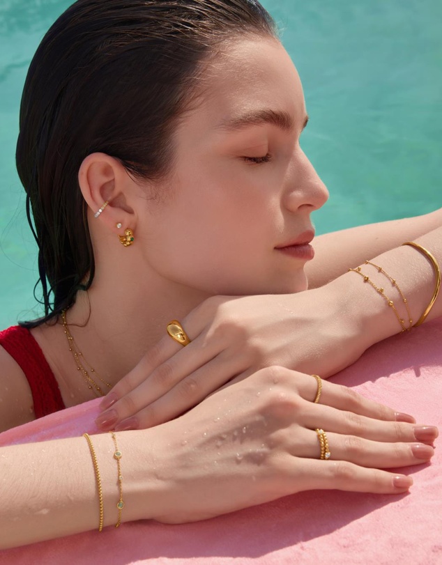 Ania Haie - Ania Haie Gold Wave Cuff Bracelet