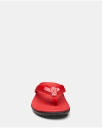 Vionic - Islander Toe Post Sandal - Red