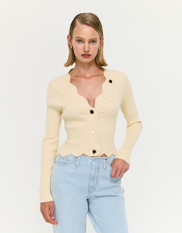 Staple the Label - Gia Crop Knit Top