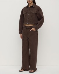 Assembly Label - Cropped Denim Jacket