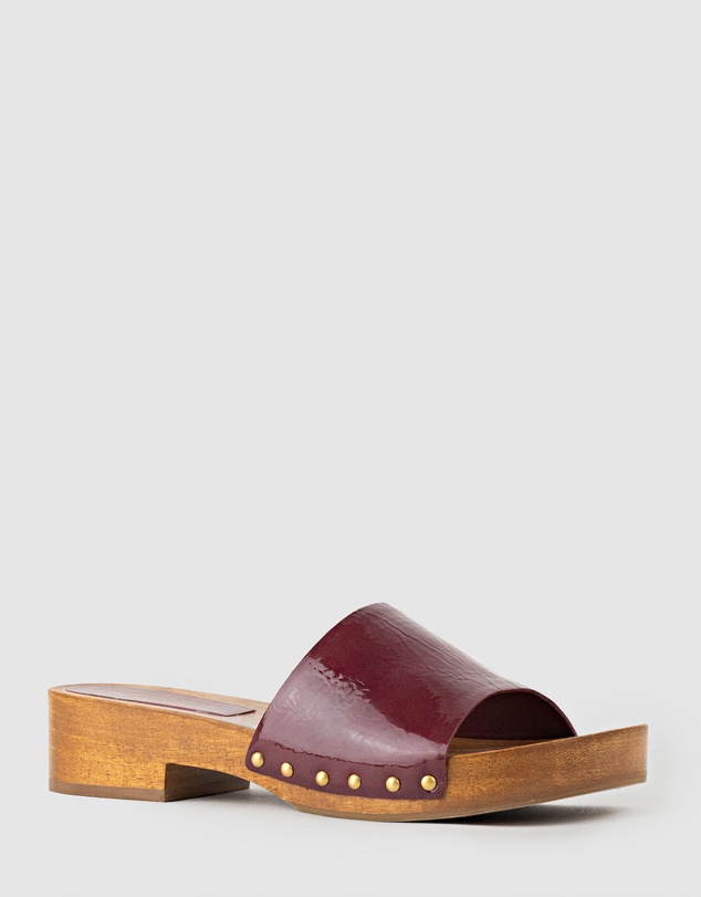 Edward Meller - KAIA Slide on Wooden Clog