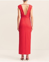 Shona Joy - Lani Plunged Cut Out Maxi Dress - ICONIC EXCLUSIVE