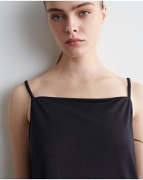 COS - Square-Neck Strappy Jersey Dress